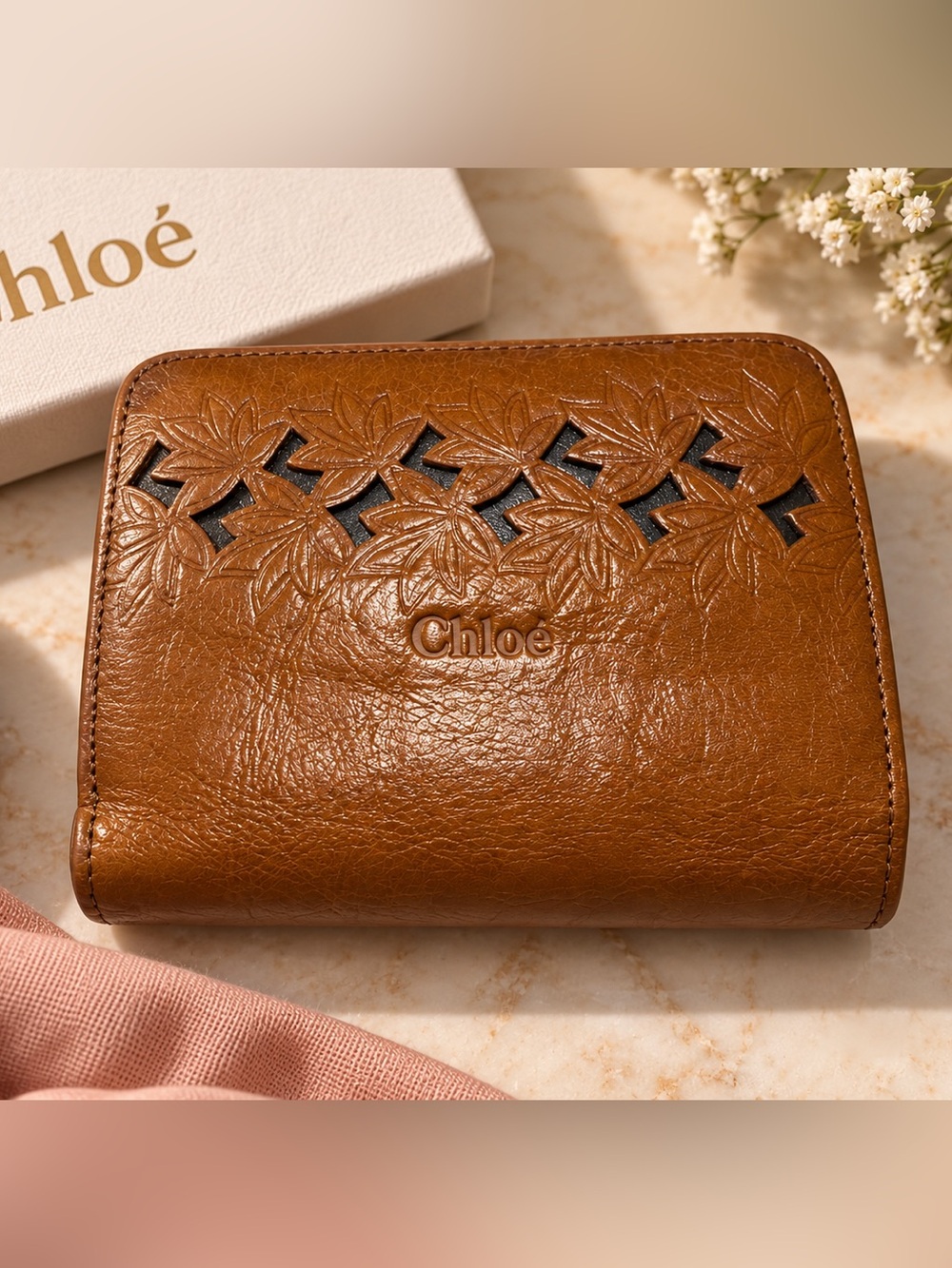 Classic vintage Celine wallet featuring the iconic Macadam monogram coated canva
